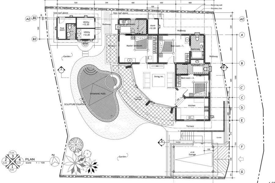 Floorplan Villa Orchid | Bismarcks Paradise Phuket